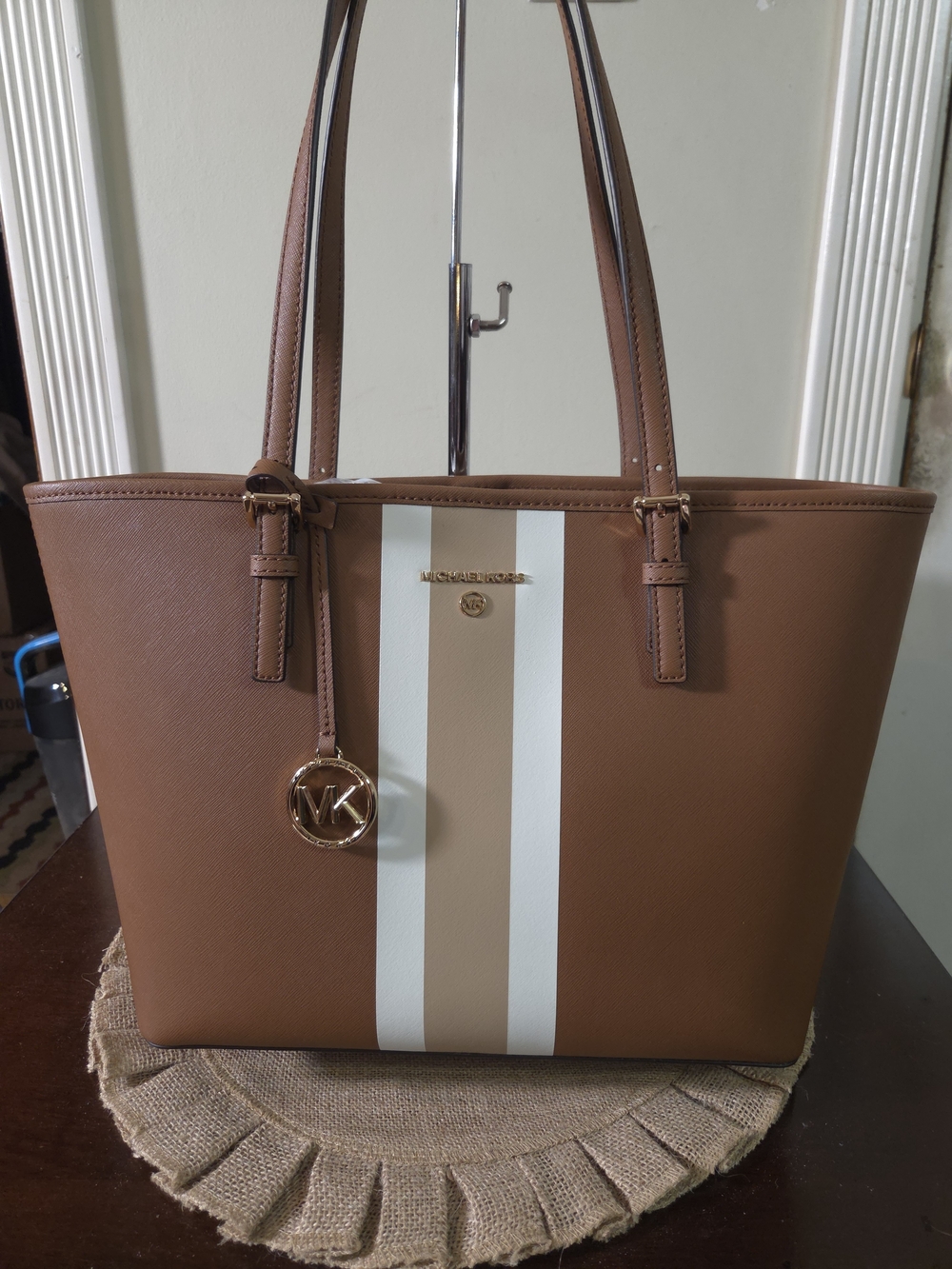 NWOT Michael Kors Caramel Medium Tote